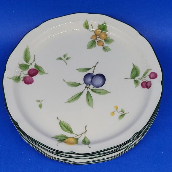 Noritake Gala Cuisine Fruit Parfait 6 3/4" Bread Plates Bundle of 5 - Picture 8 of 11